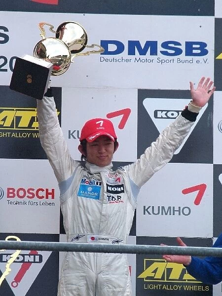 Formula Three Euroseries: Kohei Hirate Manor Motorsport on the podium