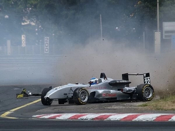Formula Three Euroseries: Michael Herck crashed in the first corner in race 1