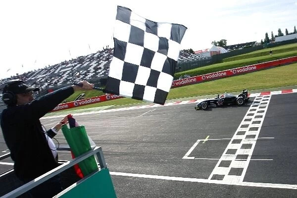 Formula Three Euroseries: Race winner Kamui Kobayashi ASM Formule 3 takes the chequered flag