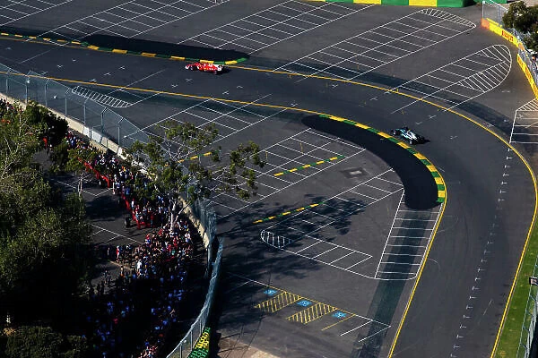 Formula F1 Australian GP Grand Prix Action Aerial
