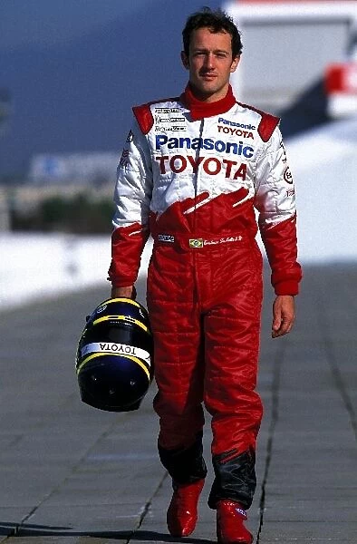 Formula One Testing: 2003 Toyota driver Cristiano da Matta got his first run in the car as an official Toyota driver
