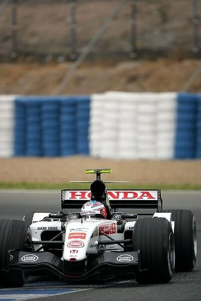 Formula One Testing: Adam Carroll BAR Honda 007