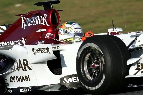Formula One Testing: Adrian Sutil Force India