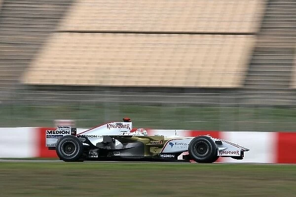 Formula One Testing: Adrian Sutil Force India F1 Team VJM01