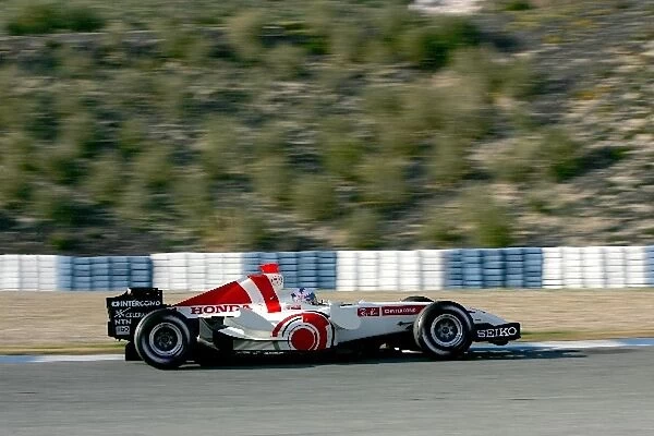 Formula One Testing: Anthony Davidson BAR Honda 007