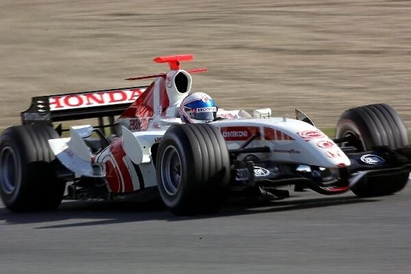 Formula One Testing: Anthony Davidson Honda