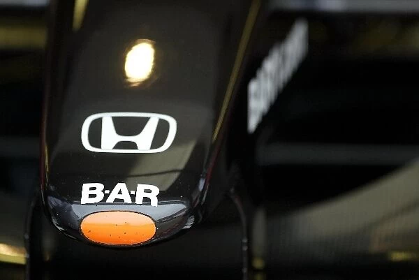 Formula One Testing: BAR Honda 005 Concept Car front wing detail