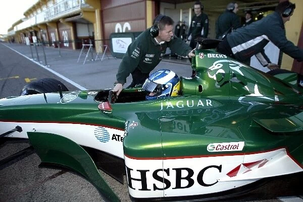 Formula One Testing: Bjorn Wirdheim Jaguar R4