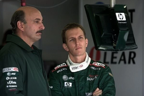 Formula One Testing: Bobby Rahal with Luciano Burti