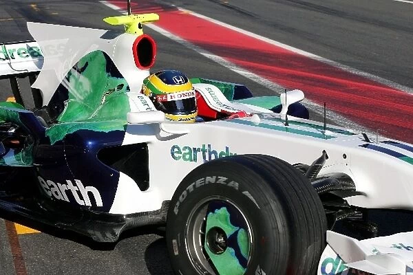 Formula One Testing: Bruno Senna tests for Honda Racing
