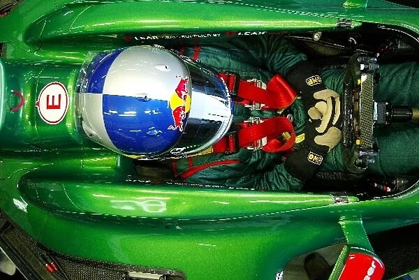 Formula One Testing: Christian Klien tests with Jaguar R4