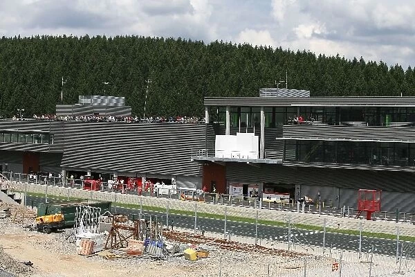 Formula One Testing: Construction work at Spa
