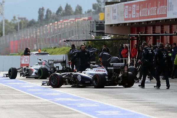 Formula One Testing, Day 1, Barcelona, Spain, Thursday 28 February 2013