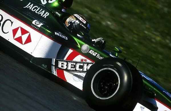 Formula One Testing: Eddie IrvineJaguar Cosworth R2