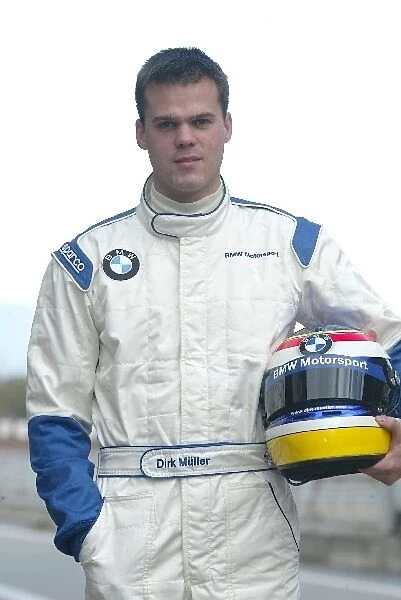 Formula One Testing: European Touring Car Championship driver Dirk Muller tests the BMW Williams FW24