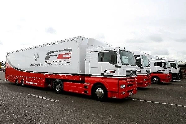 Formula Two Testing: F2 Championship Transporter