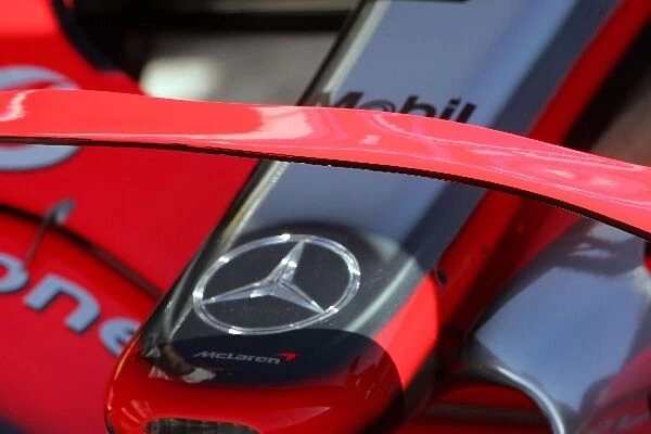Formula One Testing: Fernando Alonso McLaren Mercedes MP4  /  22 runs the new McLaren front wing design