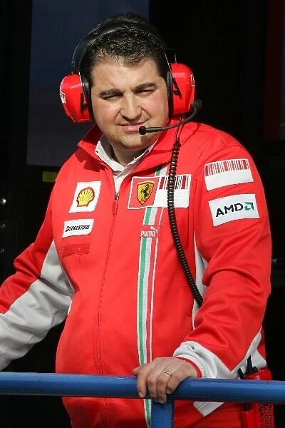 Formula One Testing: A Ferrari engineer: Formula One Testing, Day Four, Jerez, Spain, 07 December 2007
