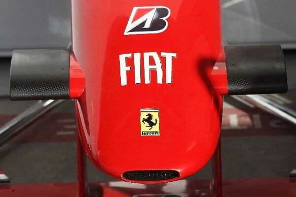 Formula One Testing: Ferrari F60 nose detail