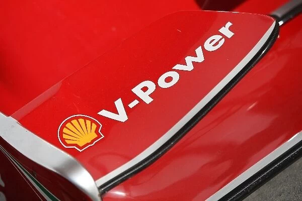 Formula One Testing: Ferrari F60 front wing detail