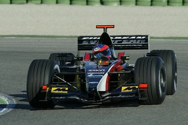 Formula One Testing: Franck Montagny Minardi European PS01
