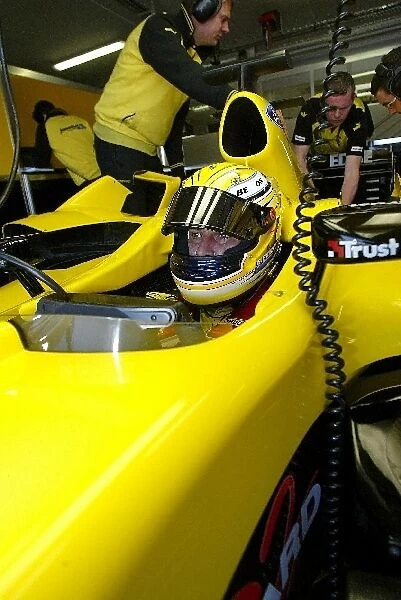 Formula One Testing: Giorgio Pantano, Jordan Ford EJ14