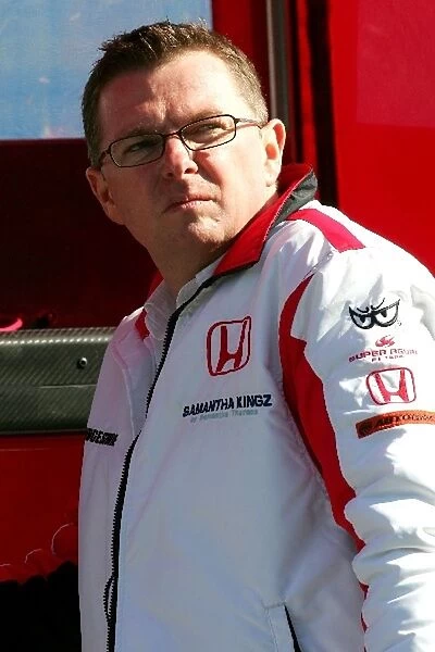 Formula One Testing: Graham Taylor Sporting Director Super Aguri F1Team