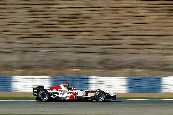 Formula One Testing: James Rossiter Honda Racing F1 Team Test Driver