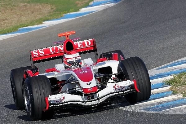 Formula One Testing: James Rossiter Super Aguri test driver