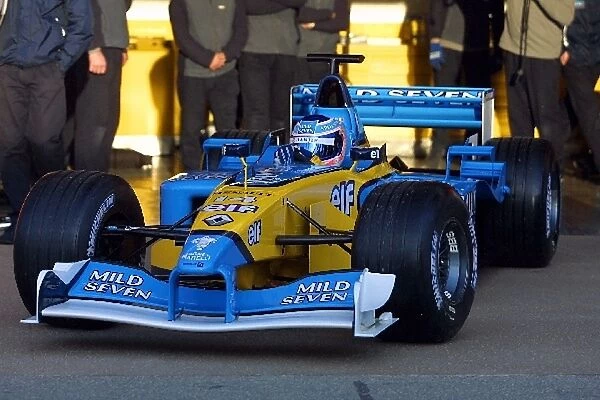 Formula One Testing: Jarno Trulli Renault F1 R202