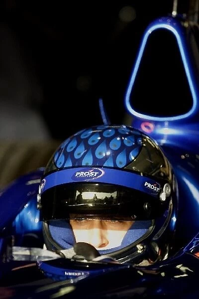 Formula One Testing: Jean Alesi tests the new Prost AP04