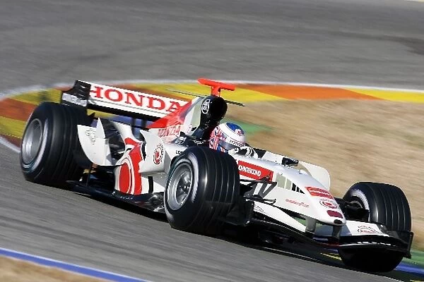 Formula One Testing: Jenson Button Honda Racing RA106