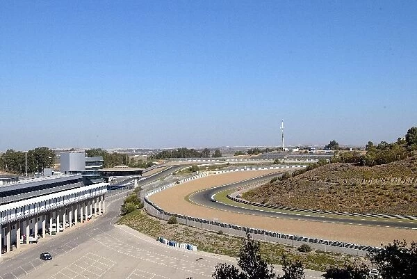 Formula One Testing: Jerez circuit general view
