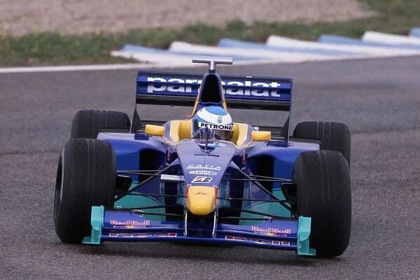 Formula One Testing, Jerez, Spain. 14  /  12  /  99 Mika Salo - Sauber, action