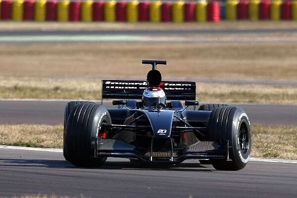 Formula One Testing: Jos Verstappen completes his first test in the Minardi PS03