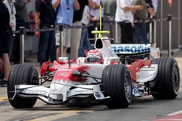 Formula One Testing: Kamui Kobayashi Toyota Test Driver