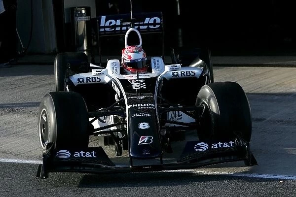 Formula One Testing: Kazuki Nakajima Williams 2009 Interim Car