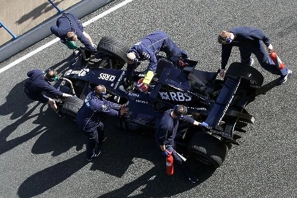 Formula One Testing: Kazuki Nakajima Williams FW29B