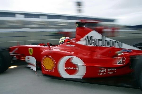 Formula One Testing: Luciano Burti Ferrari F2002