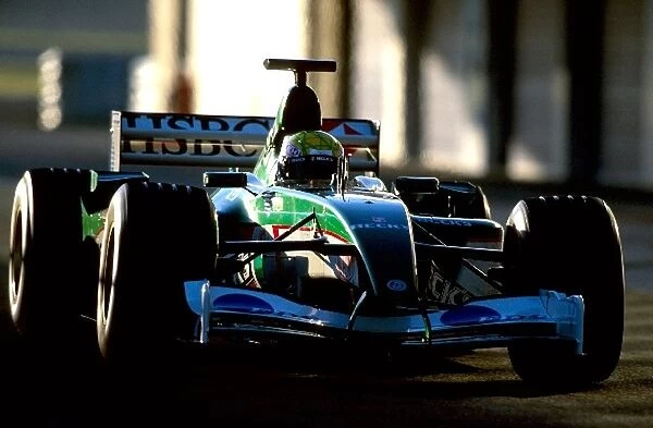 Formula One Testing: Mark Webber, Jaguar Cosworth R3B