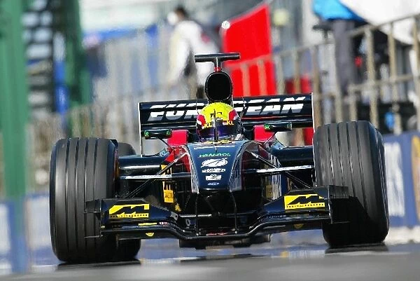 Formula One Testing: Mark Webber KL Minardi PS02