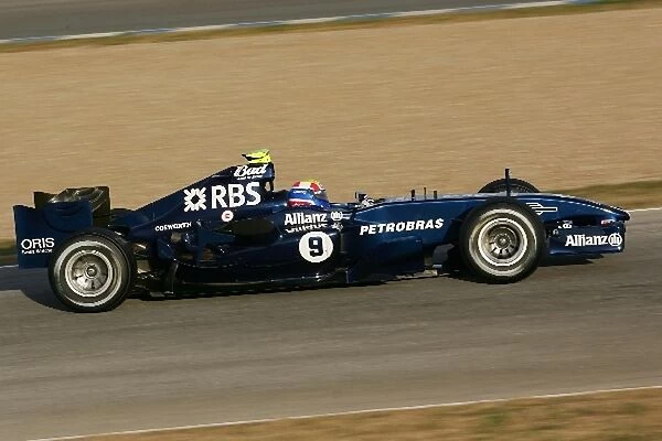 Formula One Testing: Mark Webber Williams Cosworth FW27