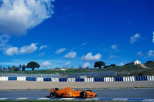 Formula One Testing: Mika Hakkinen McLaren Mercedes