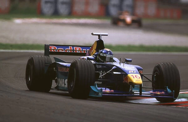 Formula One Testing Monza, Italy 8th March 2000 Pedro Diniz Tests for sauber at Monza front action
