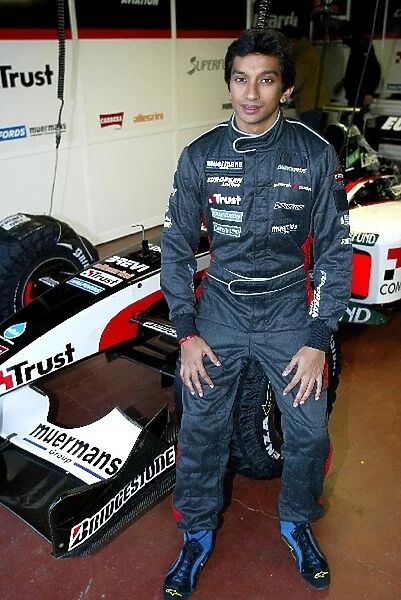 Formula One Testing: Narain Karthikeyan tests for the Minardi Team