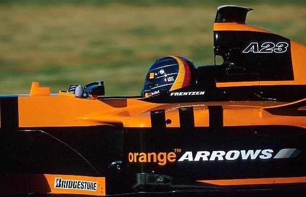 Formula One Testing: New Arrows driver Heinz-Harald Frentzen had his first run in the new Arrows A23