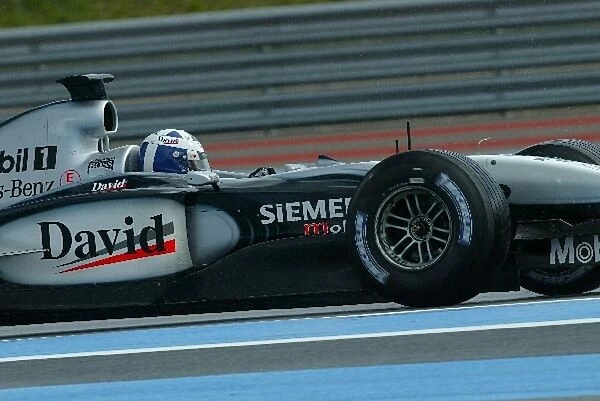 Formula One Testing: Still no new car yet, David Coulthard continues testing the McLaren Mercedes MP4  /  17