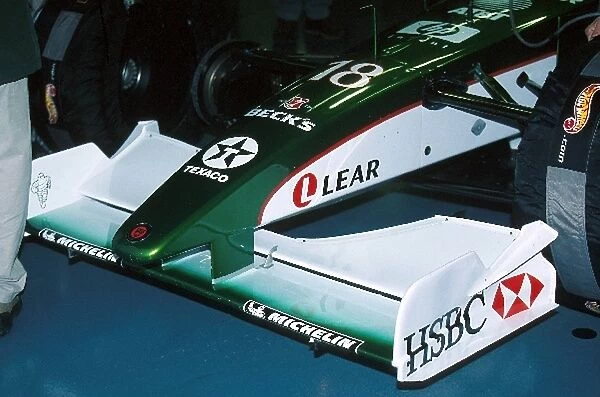 Formula One Testing: The new Jaguar R2: Formula One Testing, Silverstone, 10 January 2000