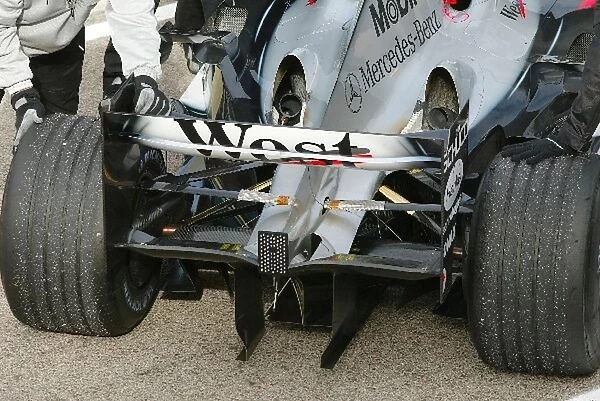 Formula One Testing: Detail of the new McLaren MP4-19