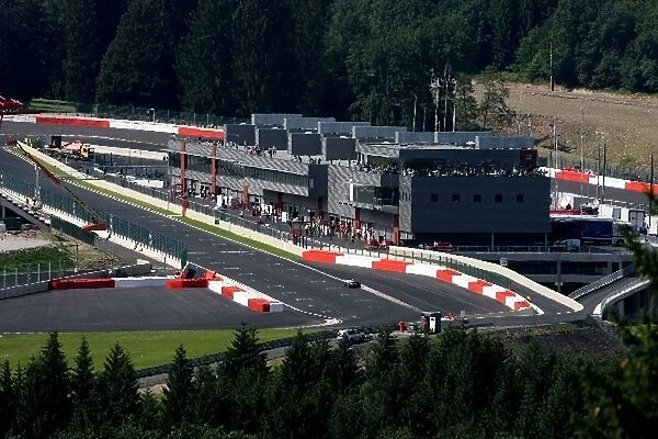 Formula One Testing: New pit buildings at Spa